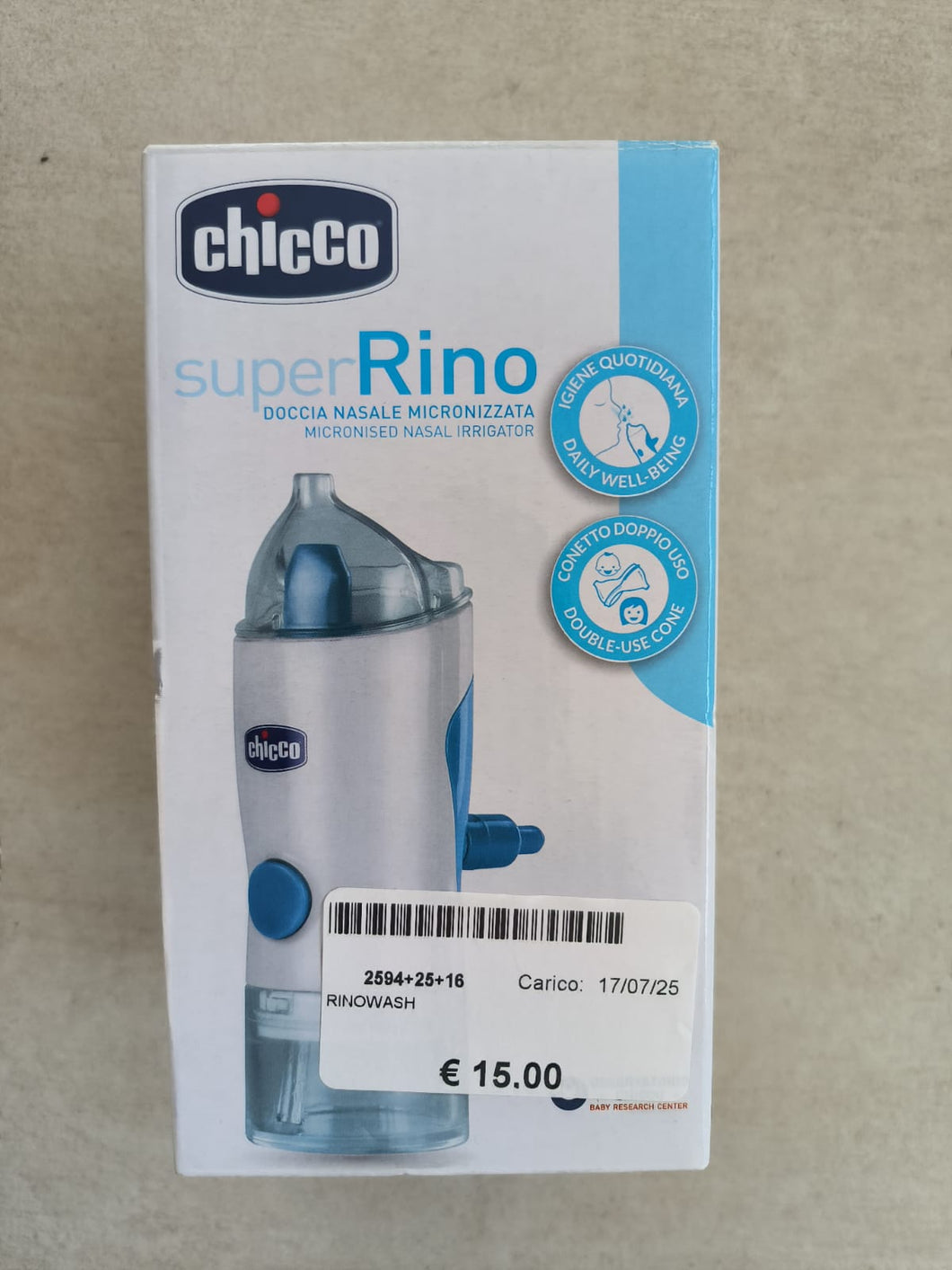 Rinowash Doccia Nasale Micronizzata Chicco