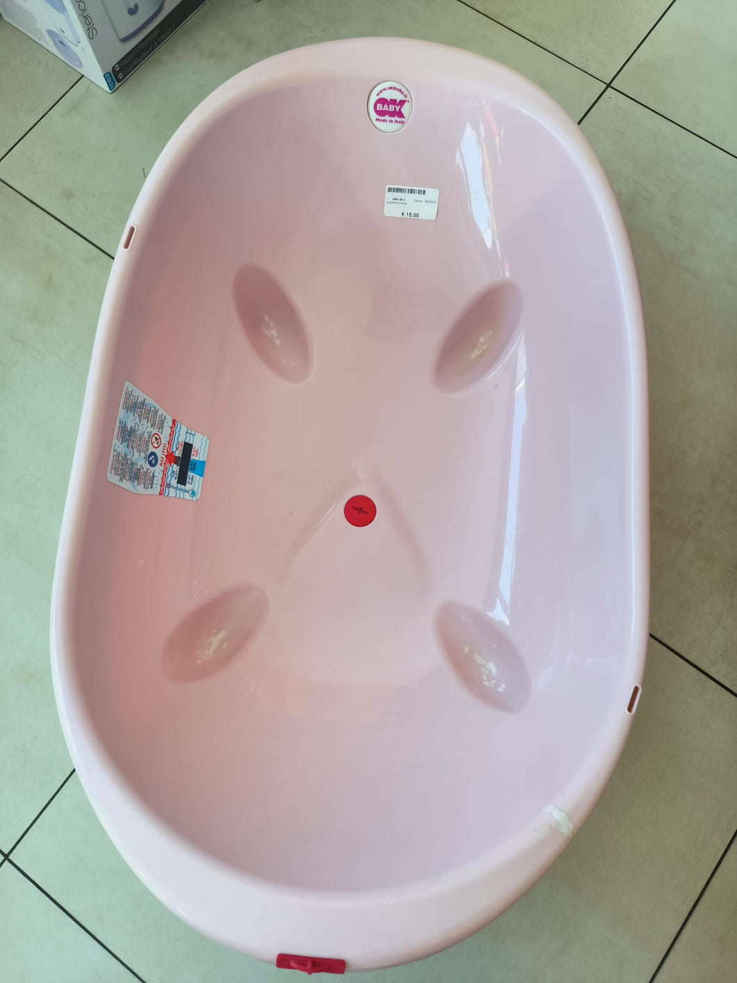 Vaschetta Bagnetto Rosa OkBaby