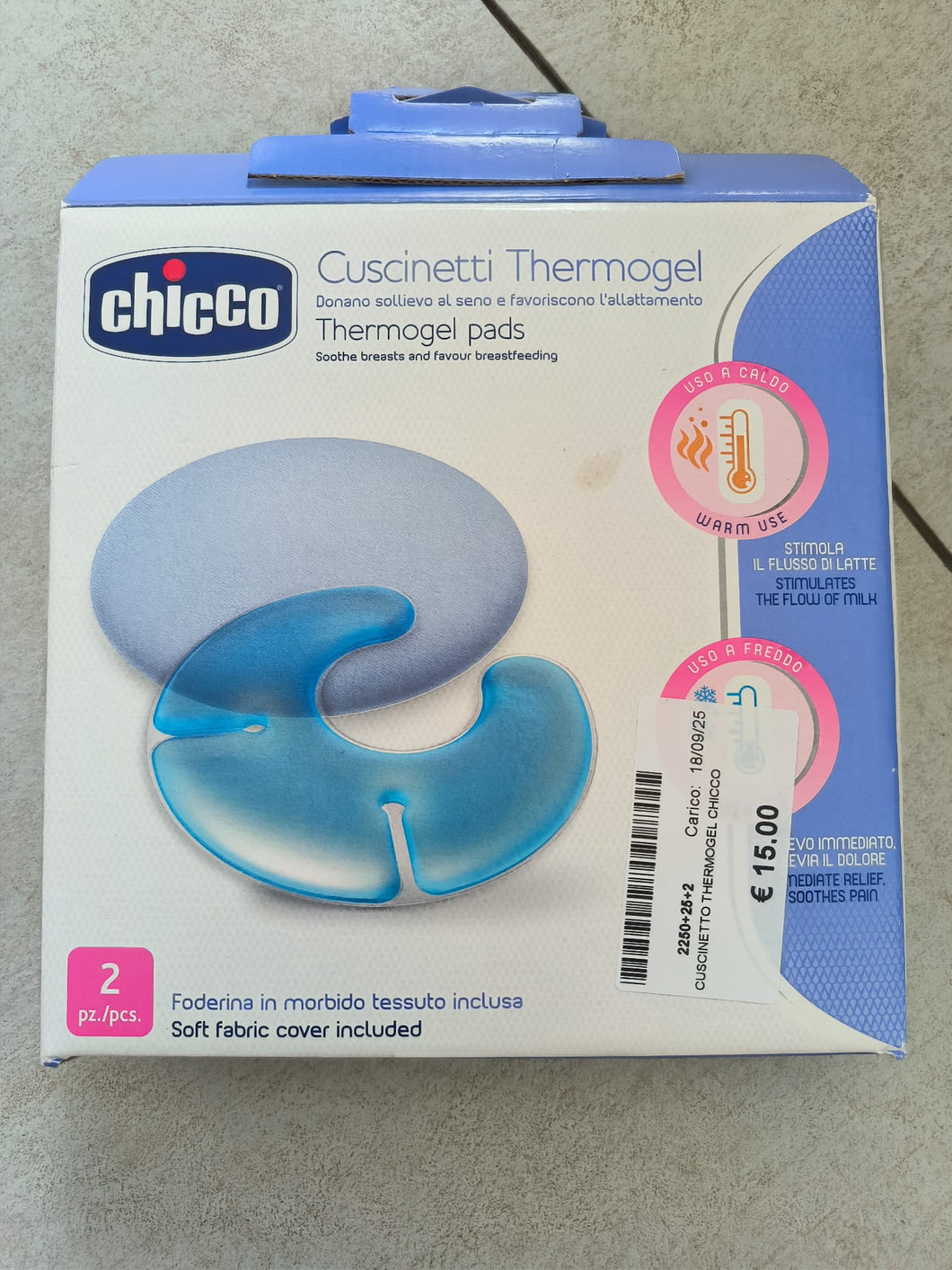 Cuscinetti Thermogel Chicco