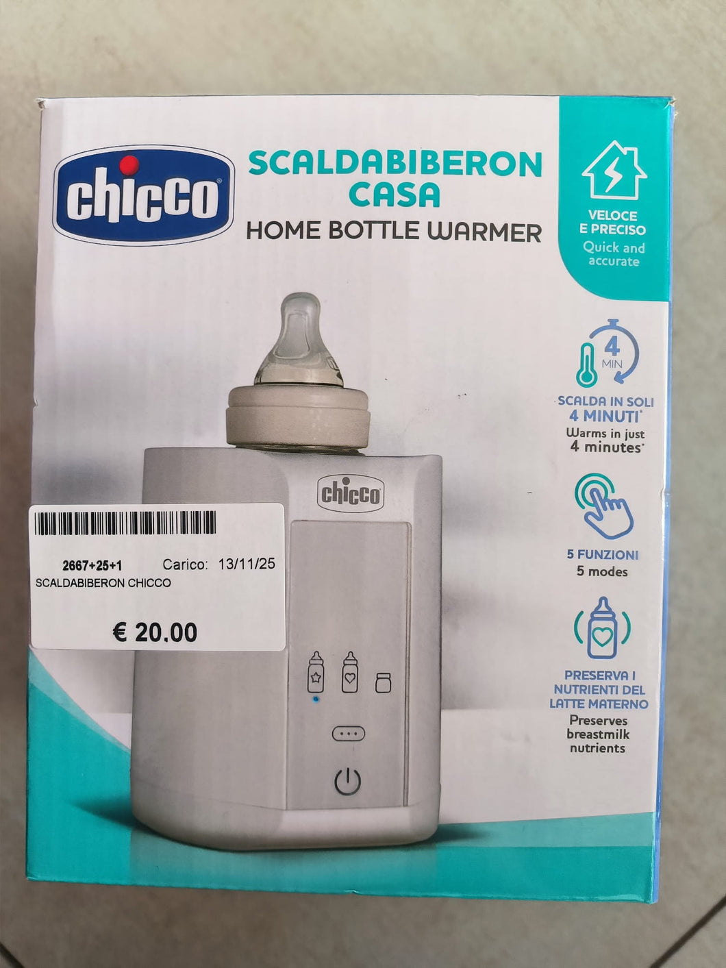 Scaldabiberon Chicco