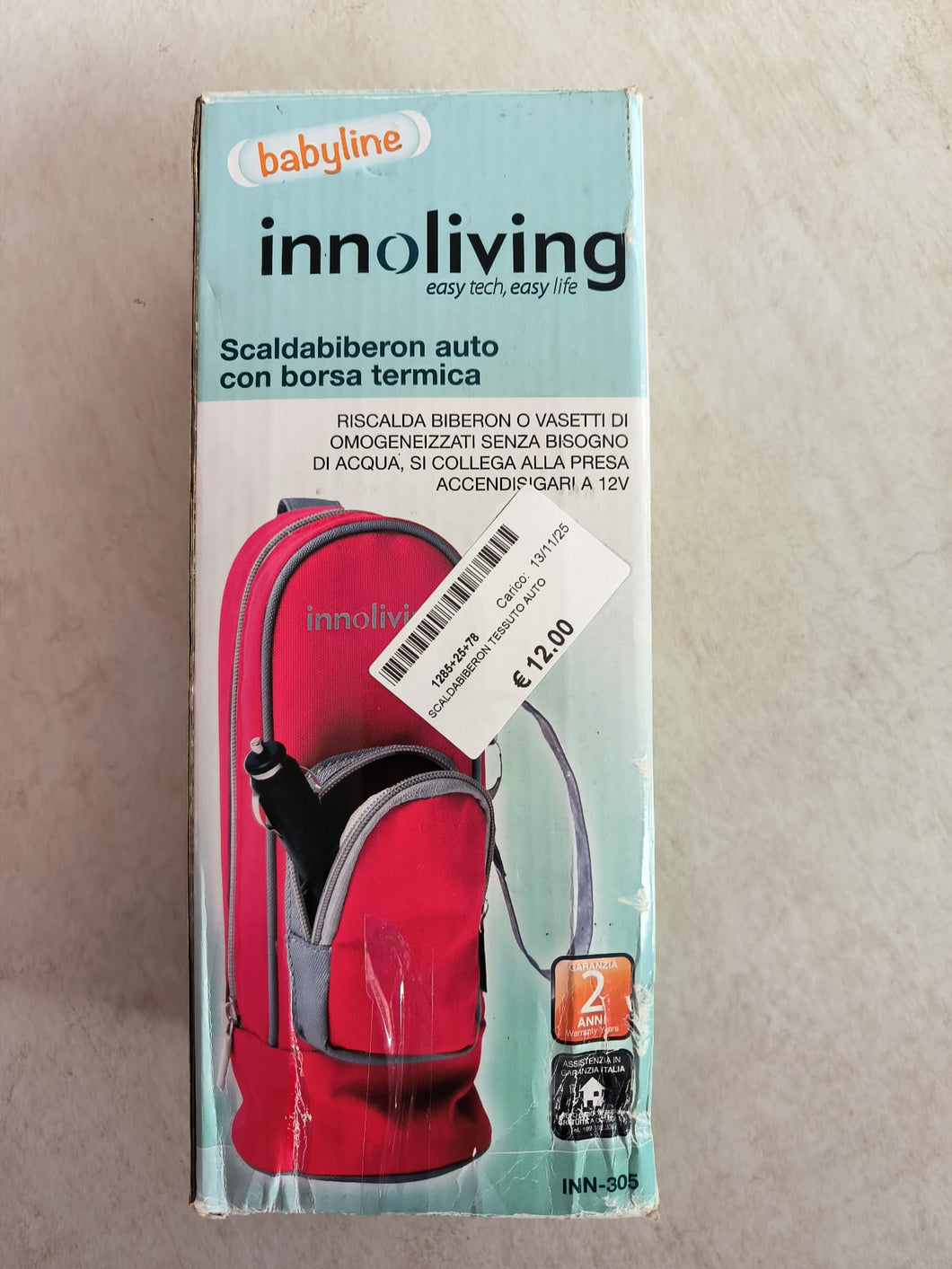 Scaldabiberon Auto con Borsa Termica BabyLine