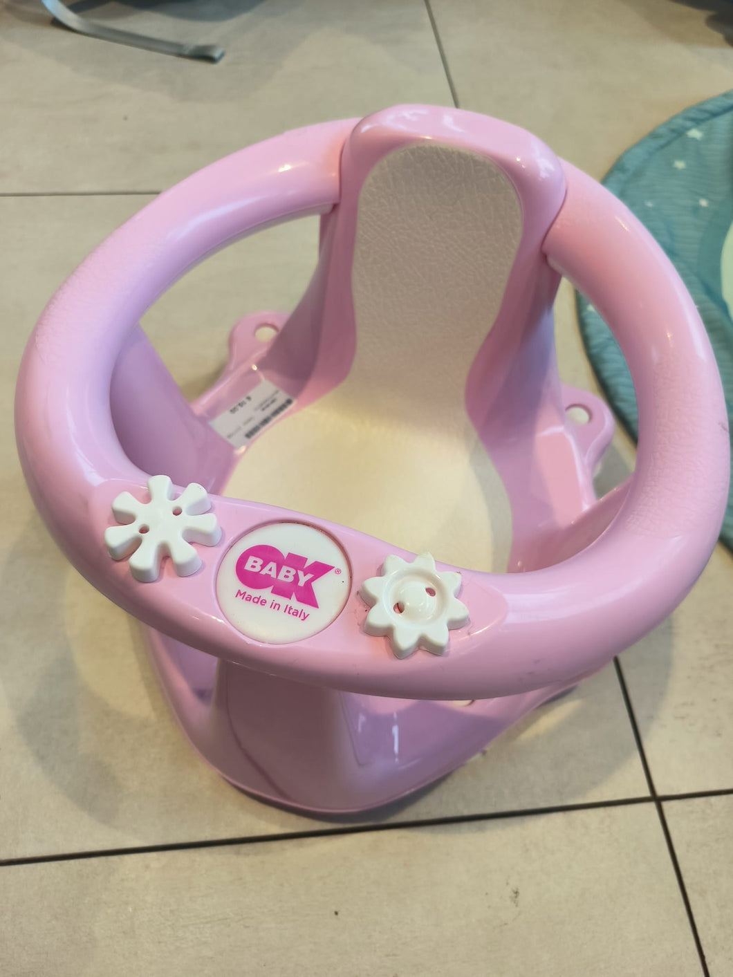 Seggiolino da Bagno Anello con Seduta in Gomma Antiscivolo OkBaby